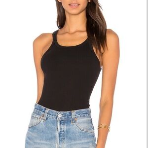 Re/done X Hanes Cropped Ribbed Tank